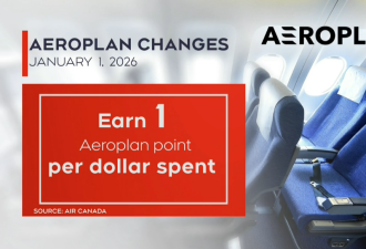 Aeroplan积分大改革！明年起你获取积分方式将彻底改变