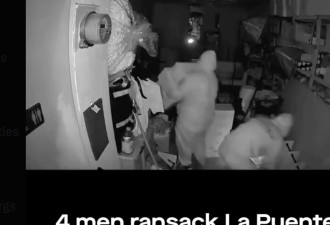 洛杉矶4盗贼夜闯潮玩店 翻箱倒柜只偷Labubu