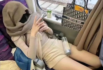 高铁上遇到这样的妹子，内心深处真的会万马奔腾啊！