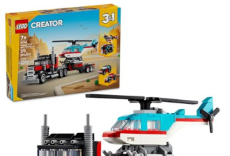 7.2 折, LEGO Creator 3 in 1 Flatbed Truck with Helicopter