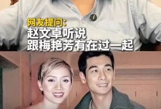 王晶谈梅艳芳赵文卓分手原因：男方无法接受被暗讽是“小狼狗”
