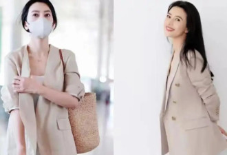 看高圆圆穿搭我悟了：穿裙子不配丝袜 鞋子带跟