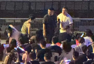 谢霆锋演唱会上的薇娅，体态也太好了，小背心配阔腿裤穿得很高级