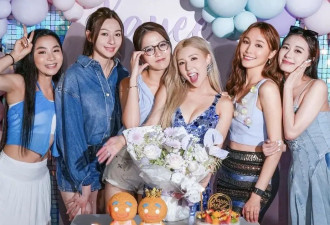 TVB前女星游艇开庆生派对！穿吊带裙秀事业线