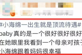 “小海绵一出生就是顶流待遇”突然窜上热搜，把网友看懵