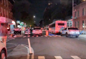 纽约深夜突发枪案：致3死9伤 枪手或多达4人