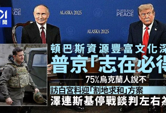 顿巴斯资源丰富 普京志在必得 乌民众：割地等于背叛