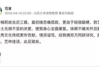 范曾“报平安” 媒体：背后是“家里头两拨人内斗”