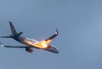 空中惊魂 德神鹰航空半空起火惊险迫降