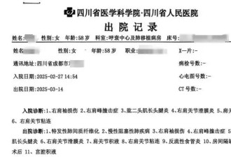 医院弄错患者CT 女子被误诊“绝症”服药3个月