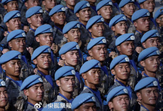 受阅官兵露灿烂笑容 9.3阅兵训练高清图发布