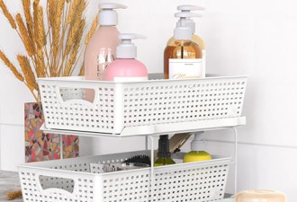 8.5 折，SimpleHouseware 2 Tier Organizer Tray