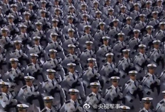 中国九三阅兵最后一次夜间演练画面公布...
