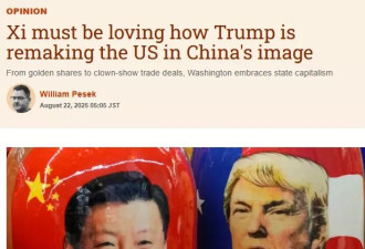 习近平一定很享受特朗普把美国改造成中国的过程