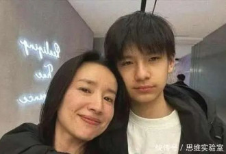 董洁儿子帅到认不出！年仅16岁身高1米8，五官深邃帅过潘粤明