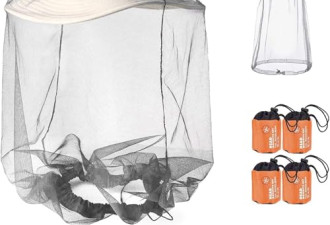 7 折， 4 Pack Mosquito Head Net Mesh