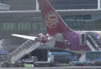 吉祥航空飞机机翼在芬兰机场遭擦碰