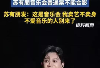 苏有朋因“卖艺不卖身”言论道歉！又当又立惨遭打脸？
