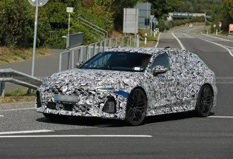 奥迪全新RS6 Avant 纽北测试谍照再更新