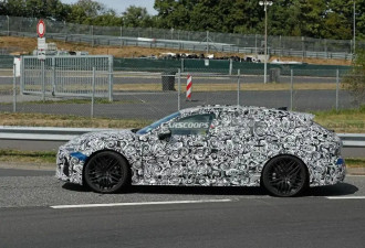 奥迪全新RS6 Avant 纽北测试谍照再更新