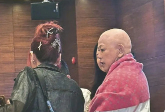 佘诗曼母亲罕以光头形象示人!曾患病接受强力治疗
