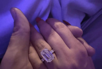 迪拜公主休夫后再订婚，交往卡戴珊前任晒出价值千万钻戒