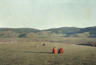 罕见彩照：1913年正闹独立的蒙古