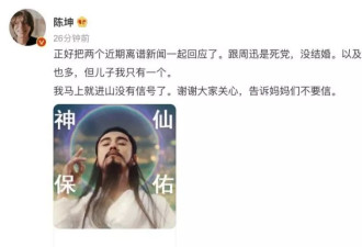 陈坤之子陈尊佑:亲妈不是保姆,也不是周迅,真相11年前就公布了