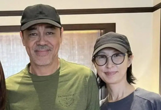 刘青云和老婆到餐馆吃饭 57岁郭蔼明气质出众