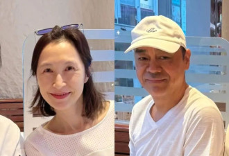 刘青云和老婆到餐馆吃饭 57岁郭蔼明气质出众