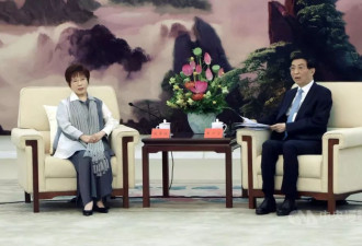 王沪宁会见洪秀柱 称抗战纪念活动彰显中华儿女团结