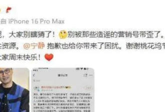 宁静戳破“牵手”真相，汪峰以身入局好可怜....