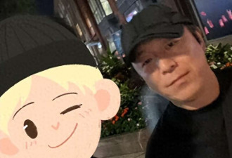 黄渤波士顿逛街被遇 孩子是美籍 见被认出后快跑