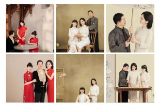 谢娜晒一家三口全家福：四十多年来第一次
