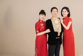谢娜晒一家三口全家福：四十多年来第一次