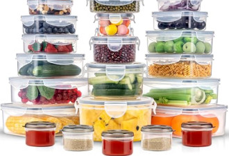 限时5.4 折, Food Storage Containers with Lids 共25个