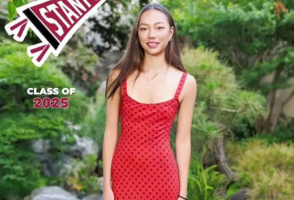 邓文迪22岁女儿从斯坦福毕业 1.8米身高 大眼睛高鼻梁似默多克