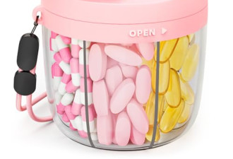 8.7折，Pill Organizer with 7 Large Compartments