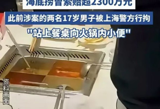 一泡尿判赔海底捞220万，警告父母管好自家熊孩子