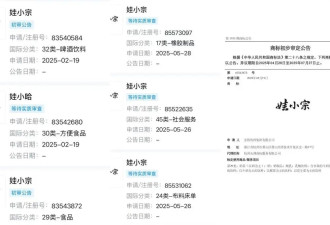 娃哈哈或启用新品牌,半年前已注册“娃小宗”商标