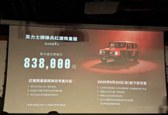 首发限量7台 英力士掷弹兵红魔限量版上市