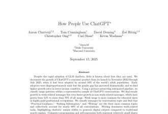25亿条消息，62页报告揭示人类在ChatGPT里的对话