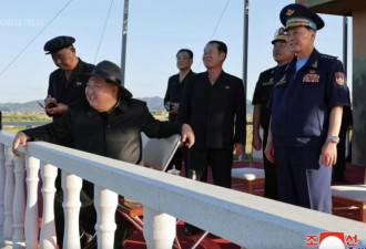 金正恩视察军用攻击无人机测试