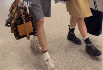 经超夫妇现身机场，小李琳瘦好多看着更年轻