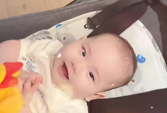 张檬为老公过37岁生日，夫妻抱娃甜蜜亲吻