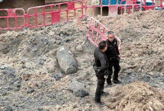 香港闹市发现战时炸弹，疏散6000人