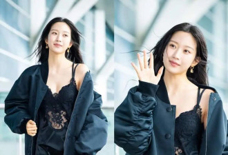 韩国网友审美真单一！文佳英穿睡裙走机场遭审判，一点不透惨遭骂