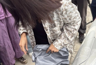崔丽丽身穿遭性侵当日的衣服,与丈夫十指相扣出庭