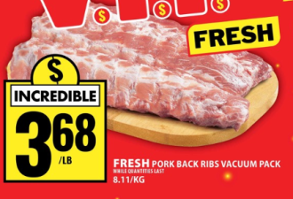 本周特价: 苹果$0.77 橙子$0.84 18颗鸡蛋$4.88 1L橄榄油$6.99