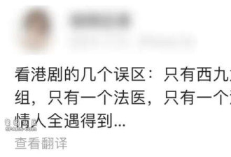 港剧照进现实:西九龙重案组在香港究竟啥地位?